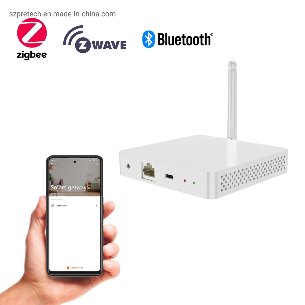 Smart Zigbee Zwave LTE Gateway Bluetooth Wireless Linux Smart Matter Hub for Smart Home Automation Control